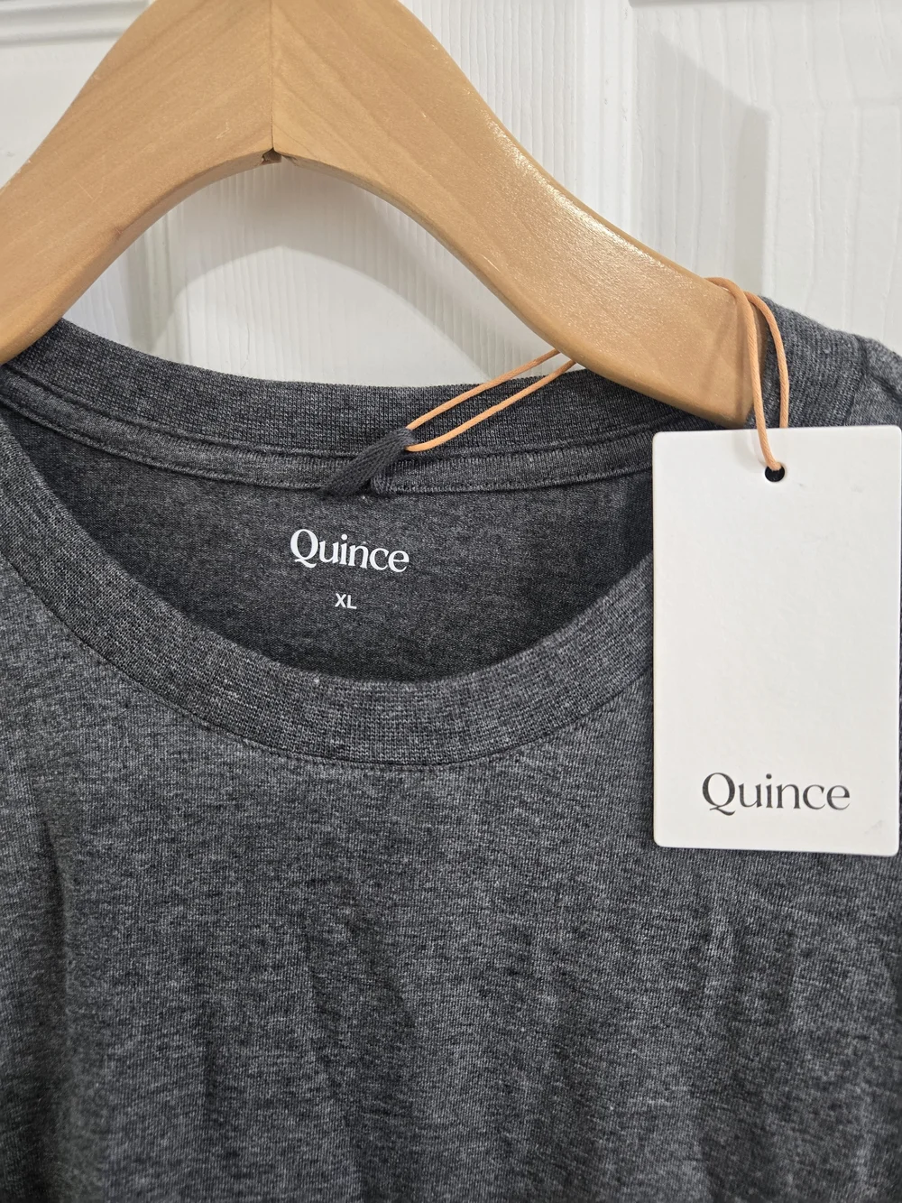 Quince Women's Charcoal Gray Lounge Shorts And Shirt Set XL NWT